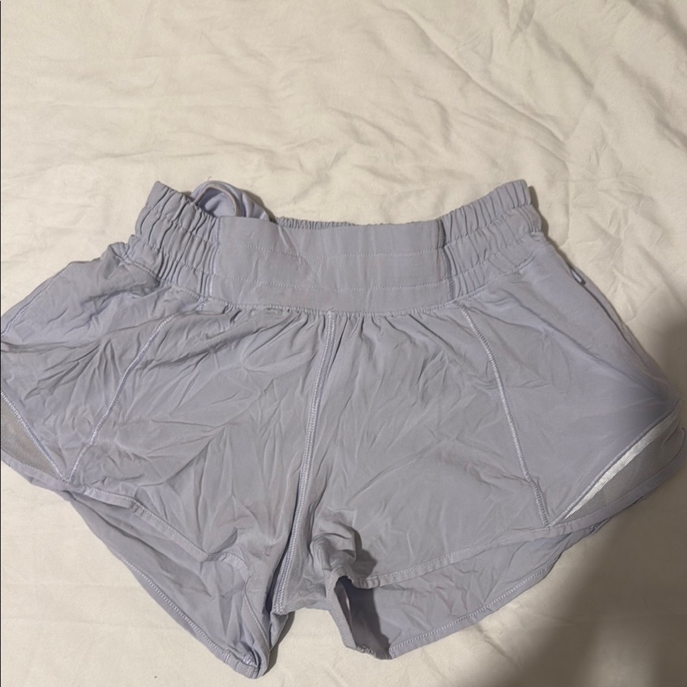 Women's Light Purple Athletic Shorts